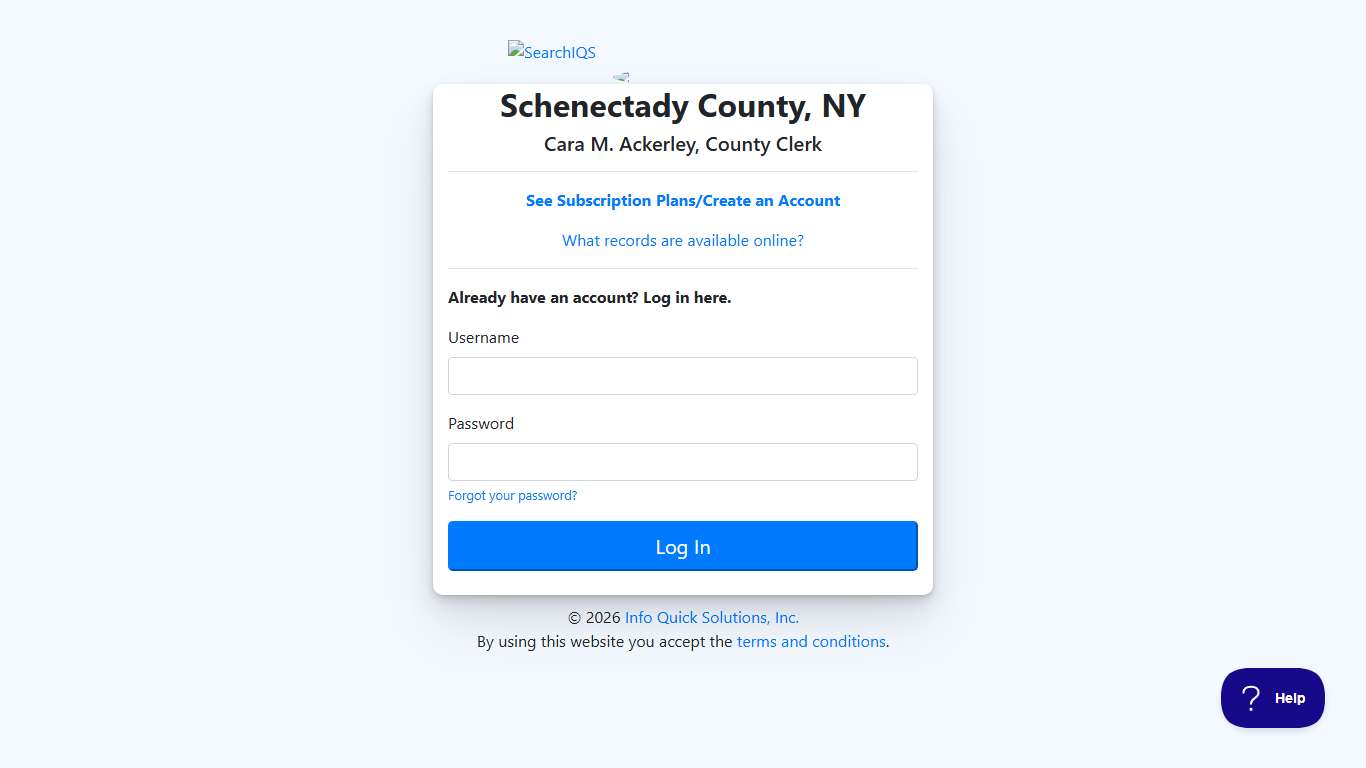 Schenectady County, NY - SearchIQS